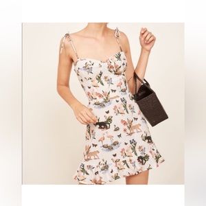 Reformation Porto linen dress in janeiro print Size 2